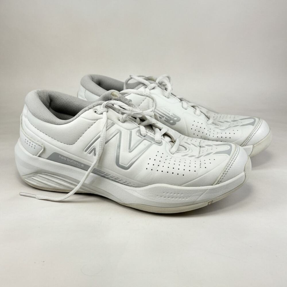 New Balance 696 Womens 7 White Tennis Shoes Court Sneakers